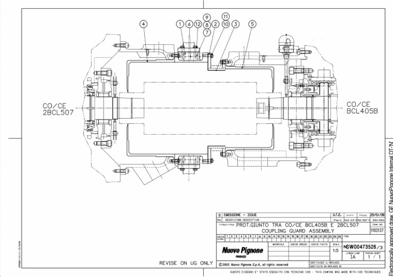 SWO0473526 IA 0 Coupling Guard Assembly Compressor To Compressor