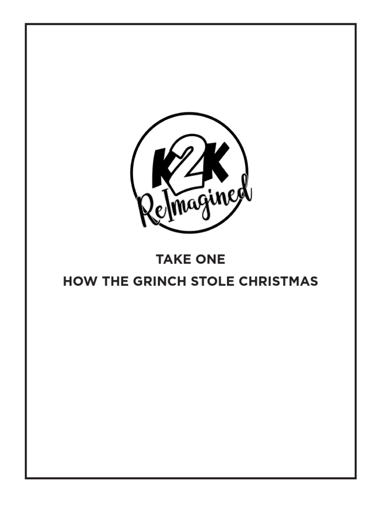 Grinch's Christmas Transformation Script | PDF | Dr. Seuss