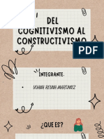 Del Cognitivismo Al Constructivismo