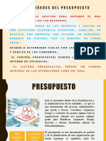 Generalidades Del Presupuesto