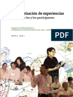 Sistematización de Experiencias. Manual de Las y Los Participantes. Modulo 5-Nivel 2