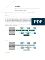 CCNA Drag and Drop Questions