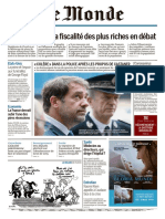 Journal LE MONDE Du Jeudi 11 Juin 2020