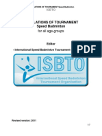 ISBTO Tournament Guidelines