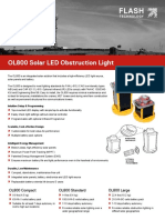 OL800 Solar LED Obstruction Light Datasheet