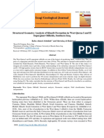 Structural Geometry Analysis of Khasib Formation in West Qurna I and II Supergiant Oilfields, Southern Iraq