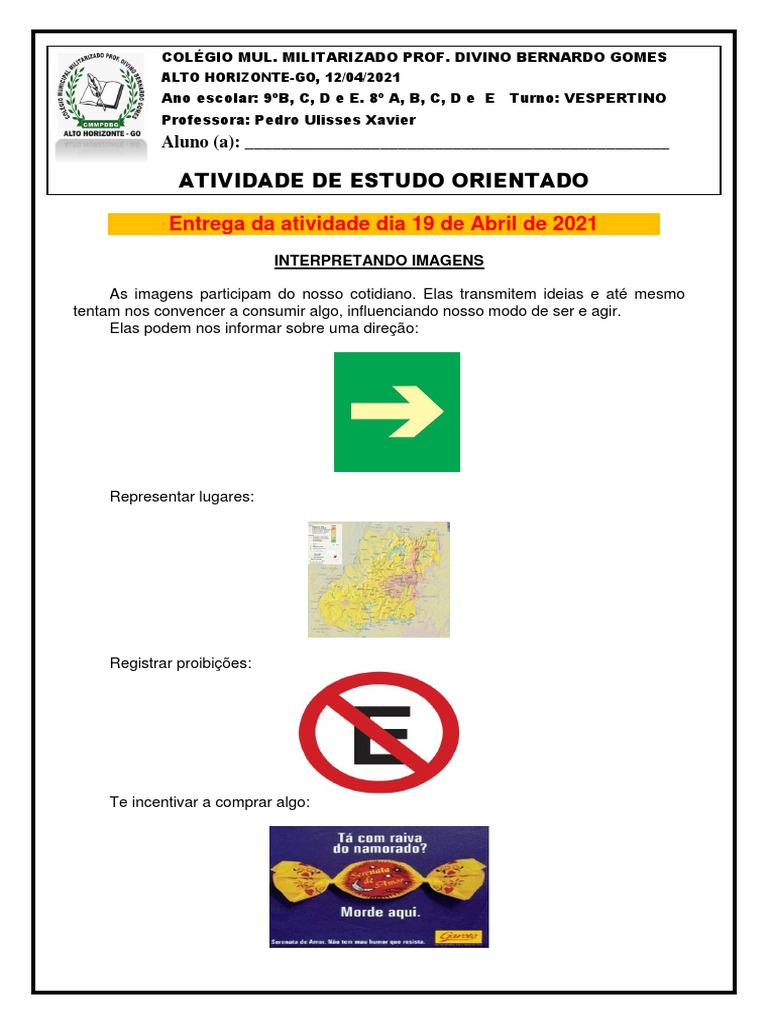 Edited - (Template) ATIVIDADE DE ESTUDO ORIENTADO 08 - INTERPRETAÇÃO DE ...