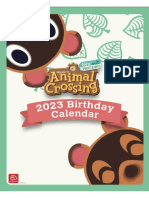 Animal Crossing 2023 Calendar