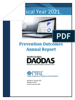 FY2021 Prevention Outcomes Report