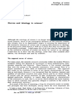 Norms vs Ideology: How Scientific Standards Emerged