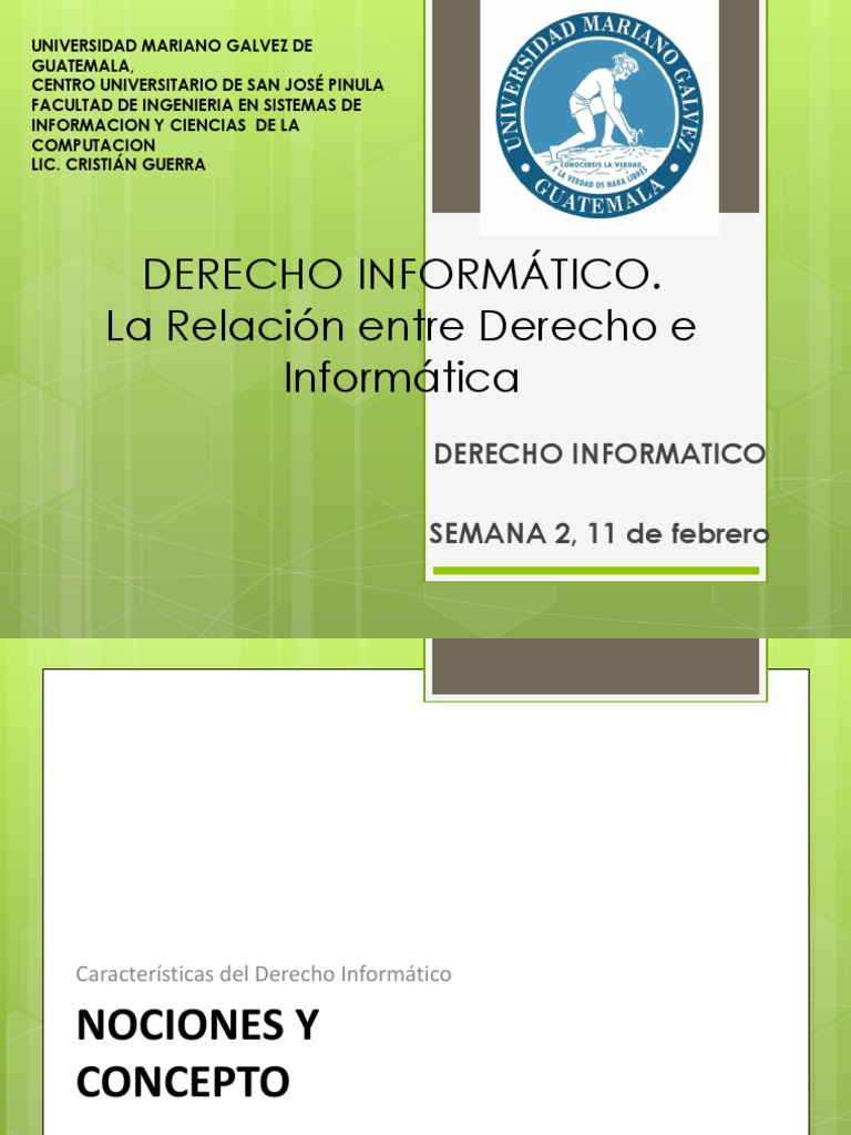 Derecho Informático: Conceptos Clave | PDF | Ciencias de la Computación ...