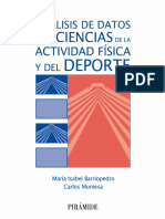 Análisis de Datos en Las Ciencias de La Actividad Física y Del Deporte - María I. Barriopedro