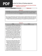 Av Script Sheet For History of Gaming Assignment