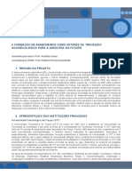 Apresentação Projeto Final Brafitec 2023 (UFRJ - UTT - ARTS ET METIERS) Reidson