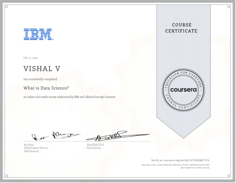 What Is Data Science Certificate | PDF