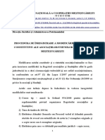 Procedura de Inregistrare A Modificarilor Actelor Constitutive Ale Asociatiilor