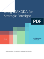 Using MAXQDA for Strategic Foresight 978-3-948768126