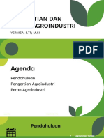 Pengertian Dan Peran Agroindustri