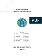 Laporan Praktikum Teknologi Sediaan Bahan Alam NEW