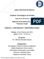 Practica de Tensión Axial