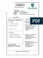 Aparatos humanos y sistemas 3° Secundaria