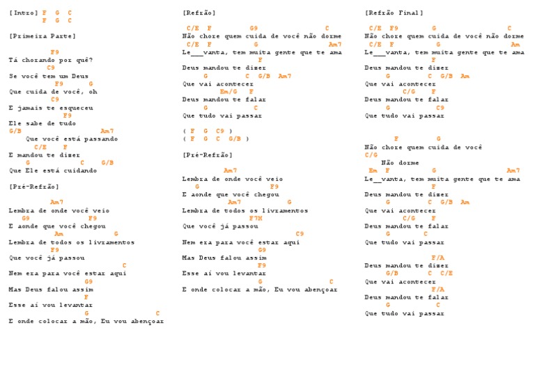 Tá Chorando PQ. Cifra PDF