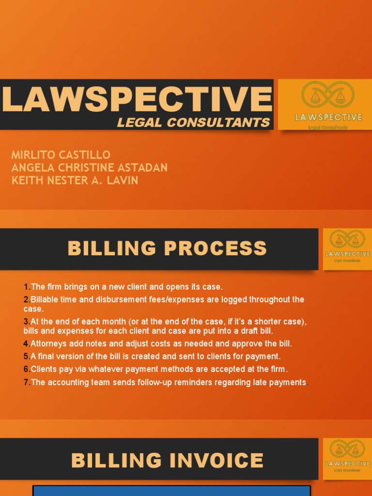 Legal Billing Process Overview | PDF | Finance & Money Management
