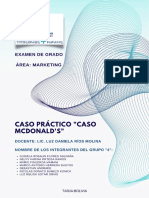 Práctica - Caso Macdonald 'S