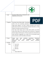 SOP Pemeriksaan Malaria