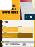 Plan de Trabajo NOVIEMBRE 2022