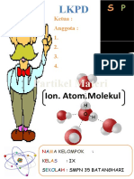 LKPD Partikel - Materi - Atom - Ion - Materi