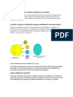 DISTRIBUCION MUESTRAL DE DIFERENCIA DE MEDIDAS Cotapo Montece