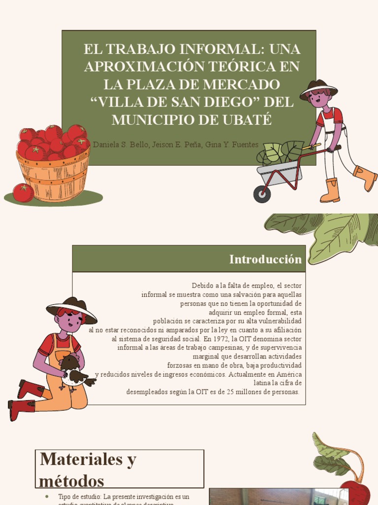 Trabajo Informal en Ubaté: Análisis y Retos | PDF | Personal | Derecho ...