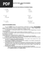 Linear Programming