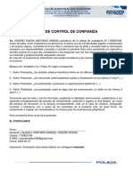 Acta de Control de Confianza: Yo, CEDEÑO RUEDA SANTIAGO SAMUEL Portador/a de La Cédula de Ciudadanía #1150833109