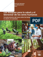 Los Bosques para La Salud y El Bienestar de Los Seres Humanos