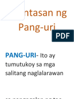 Kaantasan NG Pang-Uri 2022