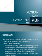 Format Penulisan Makalah