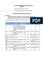 Lista de textos y útiles 7° grado 2023