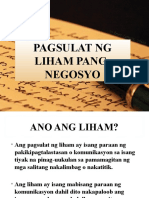 Liham Pang Negosyo