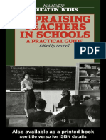 Appraising Teachers in Schools, A Practical Guide