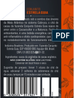 Chá de cacau orgânico da Fazenda Conjunto Estrela Guia