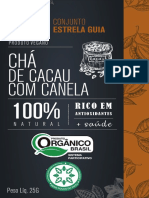 Chá de Cacau Com Canela - Frente