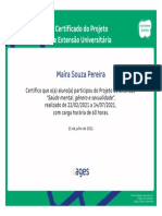 Maíra Souza Pereira Maíra Souza Pereira: "Saúde Mental, Gênero e Sexualidade"