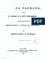 Biblia - Pe. Antonio Pereira de Figueiredo - 1865