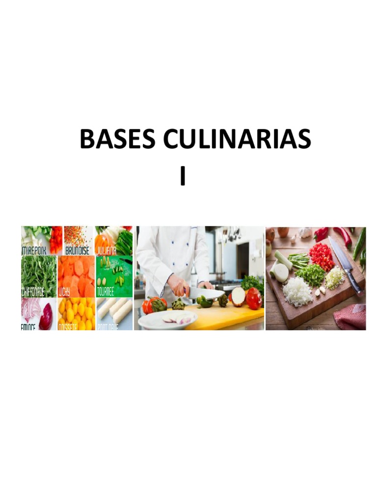 Fundamentos de Cocina Profesional | PDF | Ingredientes de comida ...