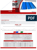 Cobertura de Aluzinc R-4 P-36