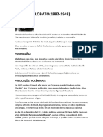 Monteiro Lobato e crítica à Anita Malfatti