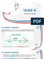 Cours de Français A1 U6 Le Passé Composé