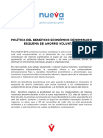 Esquema de ahorro voluntario Nueva EPS